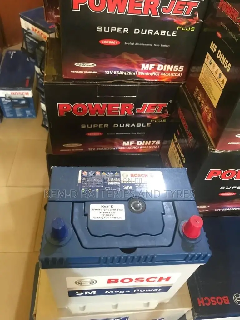 70ah 80D23L 15 Plates Car Battery Bosch - For Santafe Sonata
