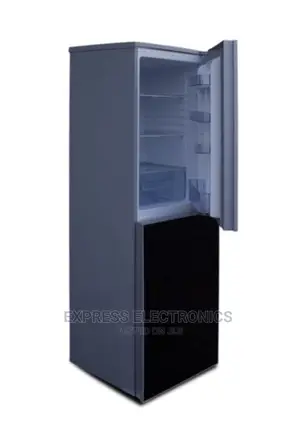 Pearl 229ltr Double Door Refrigerator – Black Glass PF-350BG