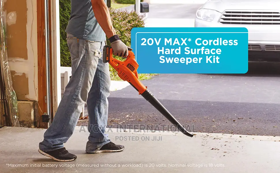BLACK+DECKER 20V MAX* Cordless Sweeper (LSW221), Pack Of 1