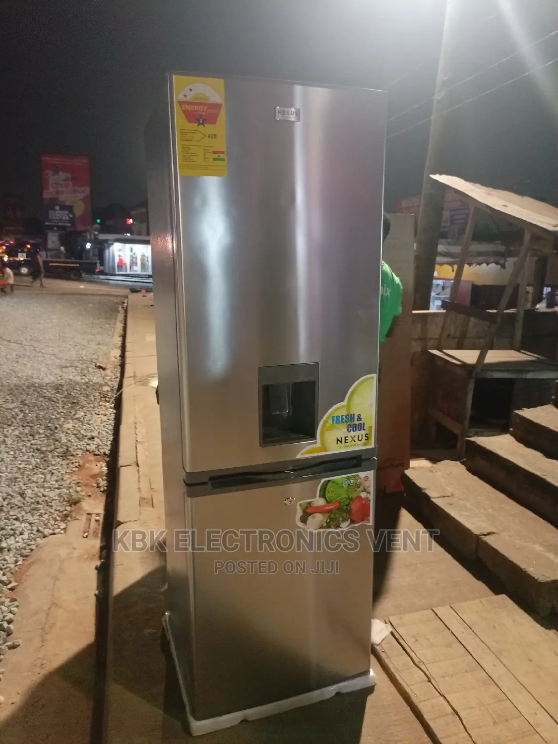 Nexus 308liter Double Door Refrigerator With Water Dispenser