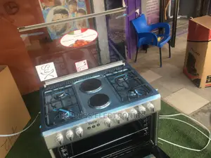 Ferre 4 + 2 Electric Burners Gas/Electric Free Standing Oven