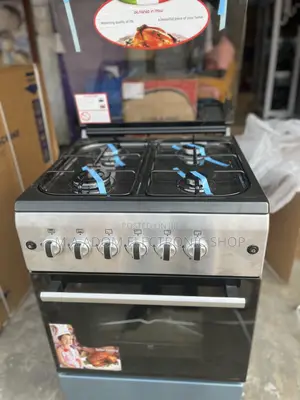 Original Silver Colour Ferre 4 Burner 60x60 Oven Grill