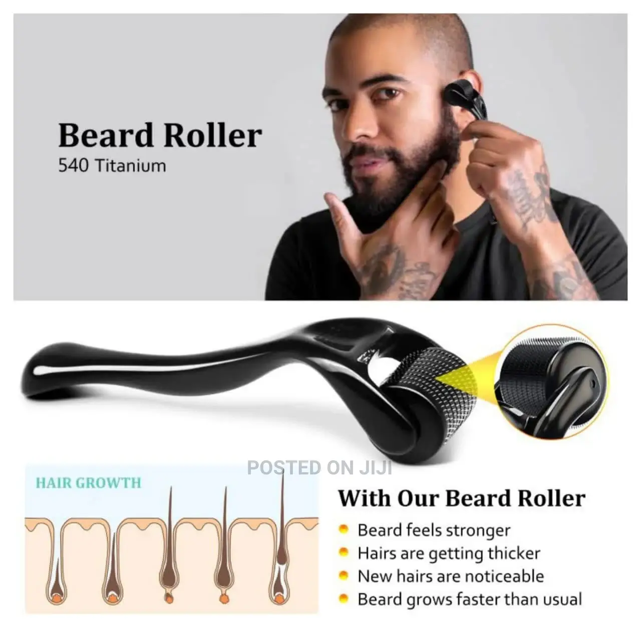 Derma Roller for Beard and Hair Growth