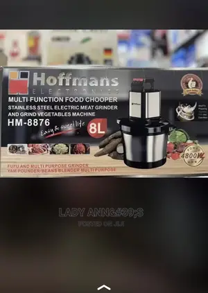 Multipurpose Electric Chopper and Fufu Machine