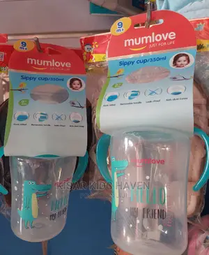 Mumlove Sippy Cup 350ml BPA Free, Leak Proof