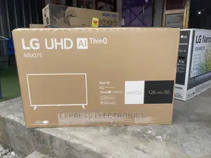 Eco Friendly 50”UHD Smart LG UQ75003 LED (Dstv) Tv