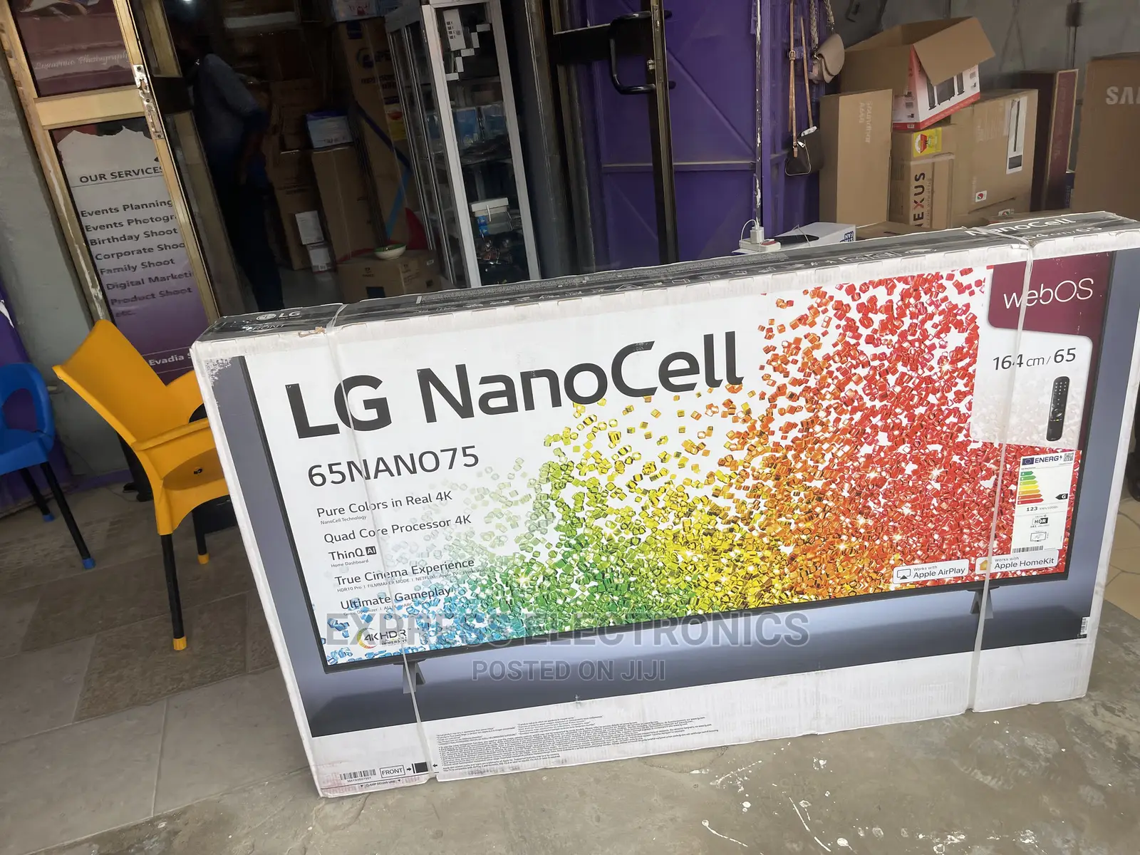 65”NANO756 Nanocell Foreign Standard UHD Tv +Dstv