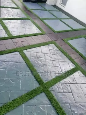 Astroturf and Stamped Concrete