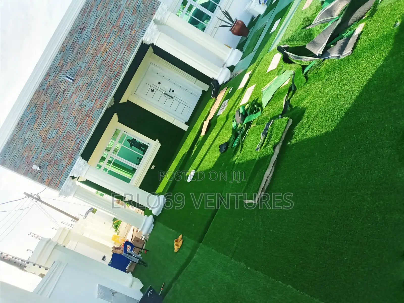 Astroturf and Stamped Concrete