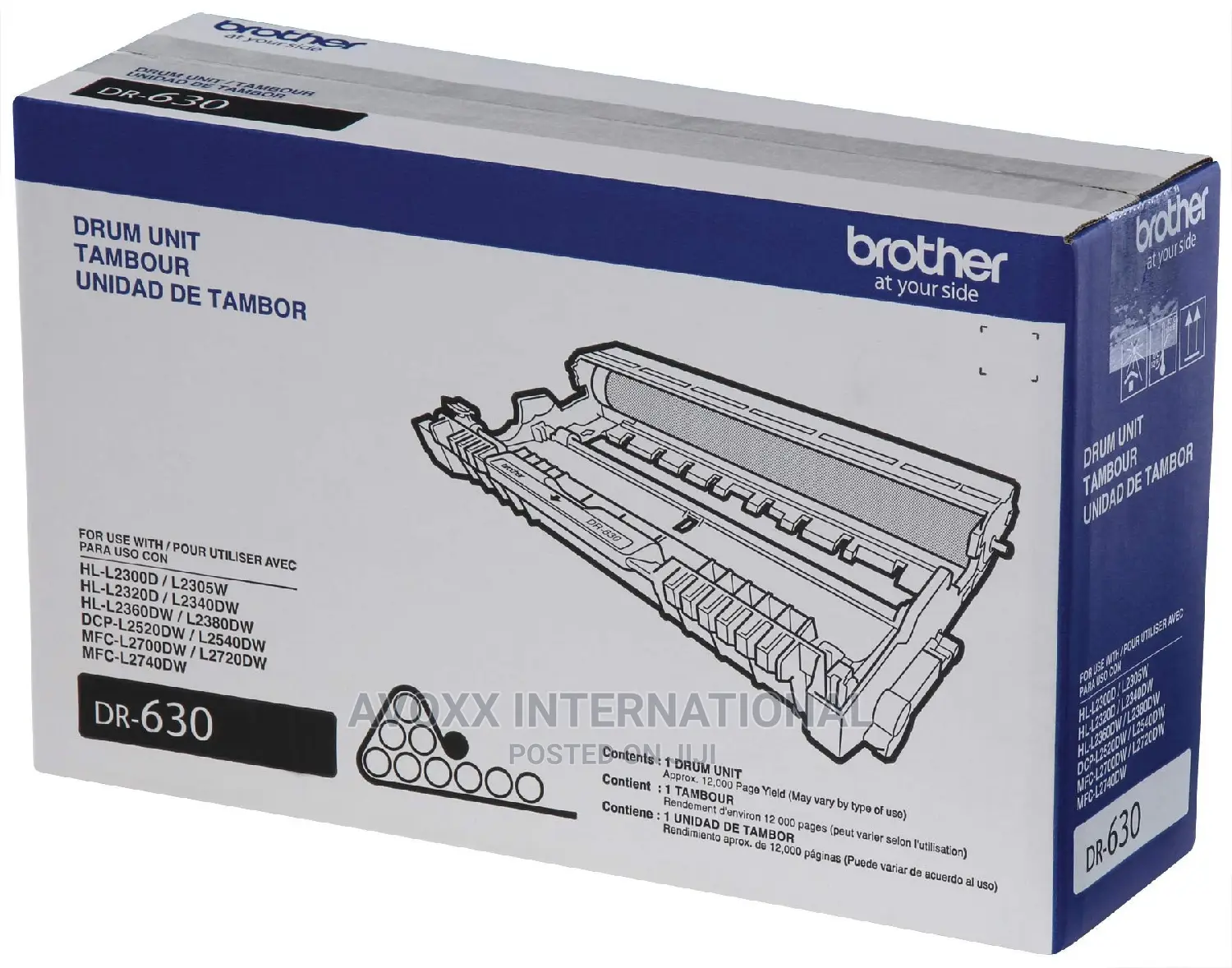 Brother Genuine-Drum Unit, DR360,Seamless Integration, Black
