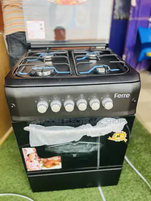 With Inner Electric Lamp FERRE 4 Burner Full Gas Stove 60x60