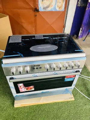 Electric/Gas  Ferre 6 Burner Cooker With Oven/Grill