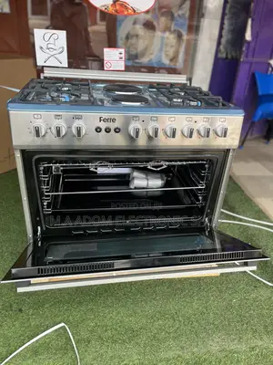 New Design With Silver Stainless Ferre 6 Burner Gas Cooker