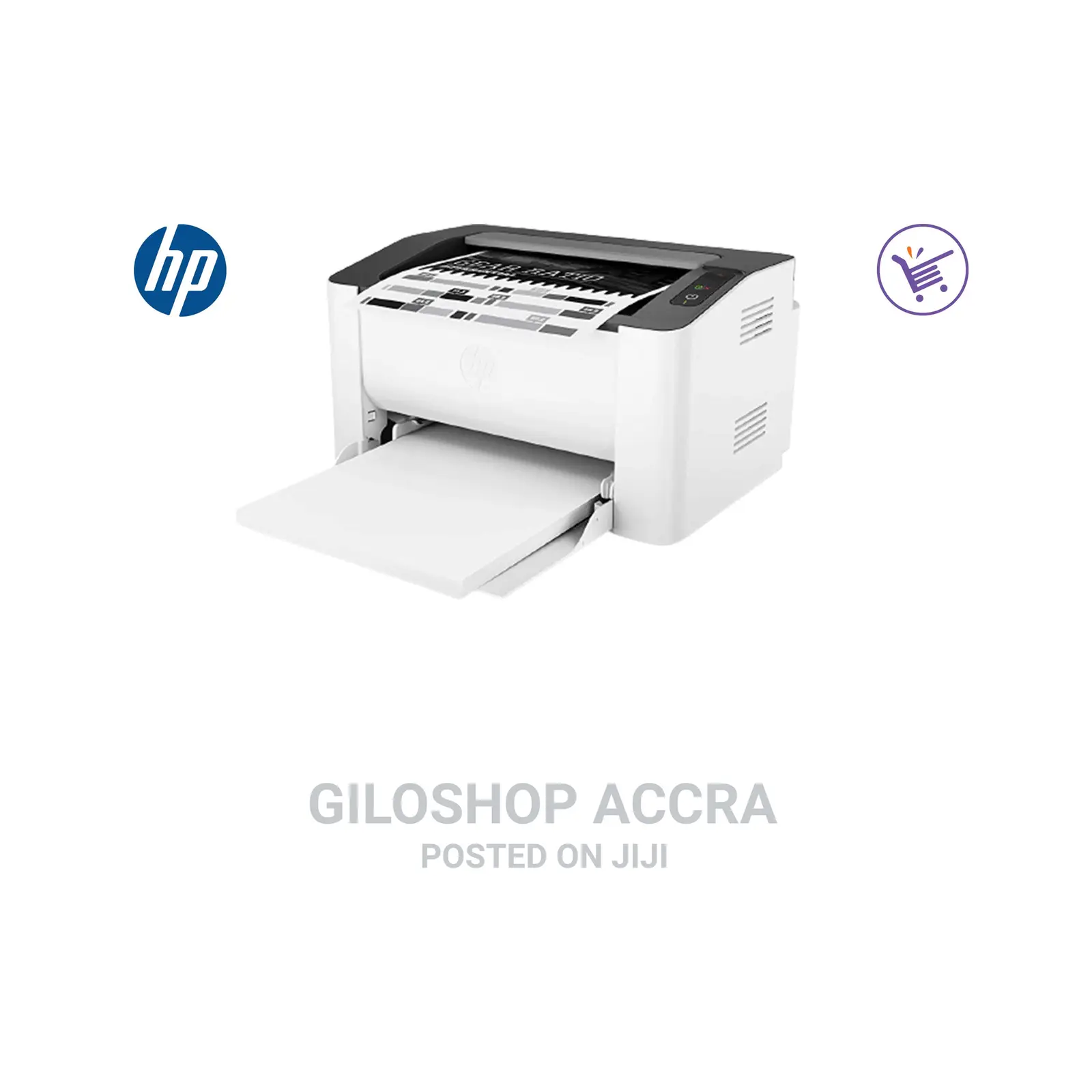 Hp Laser Pro M107w Wireless Printer - White