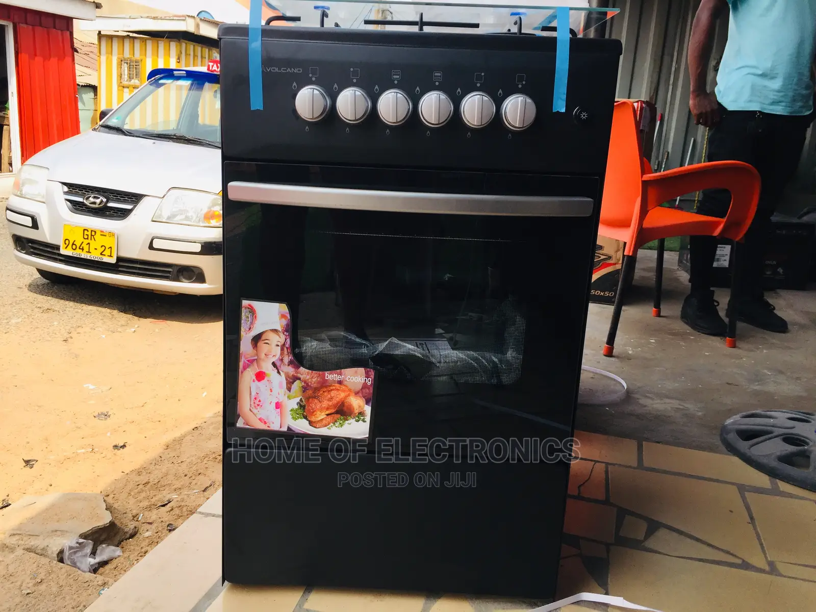 Free Standing Volcano 4 Burner Gas Cooker(Oven and Grill)