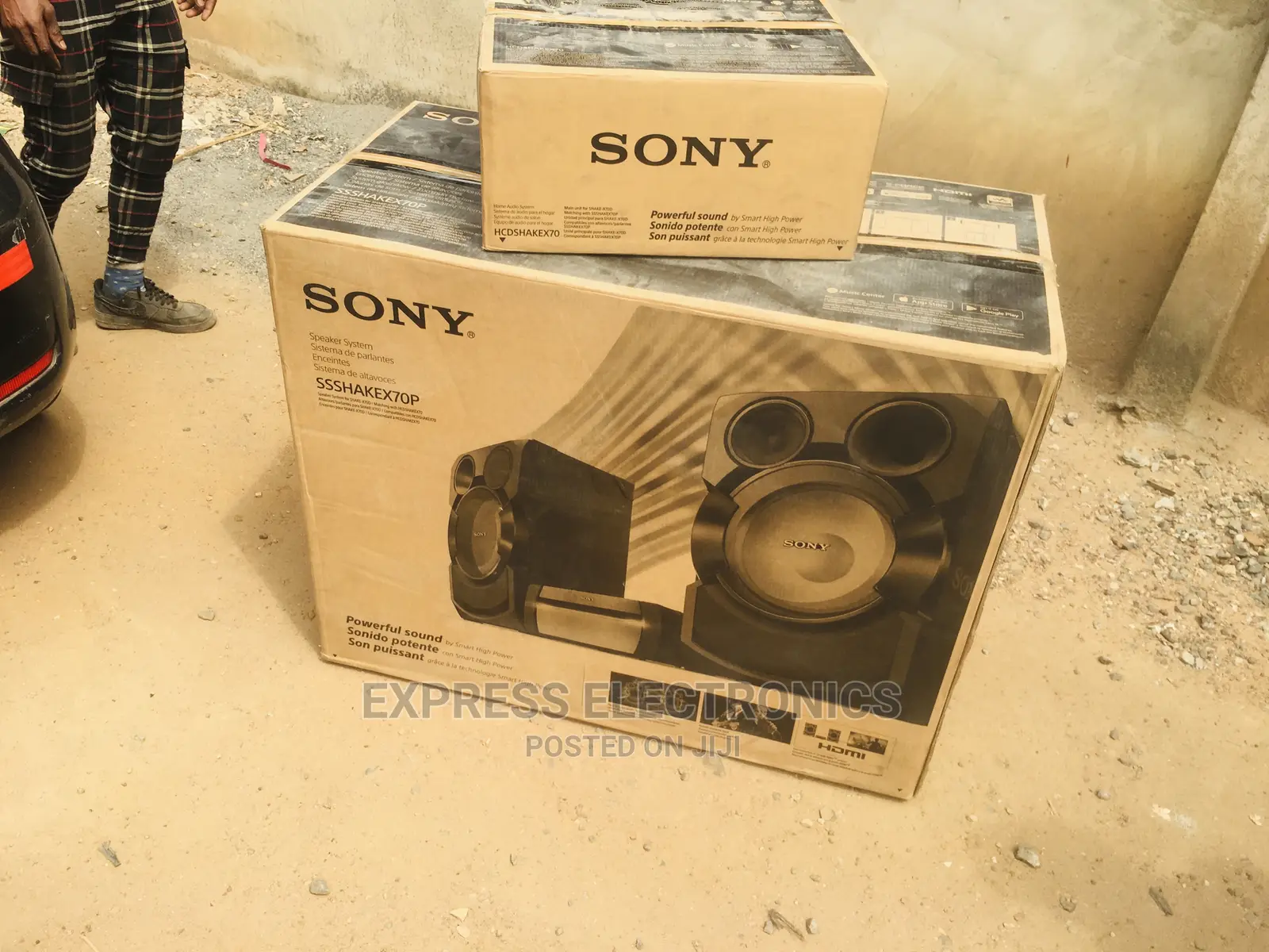 DJ Effects Sony Ssshakex70p High Power Home Audio System