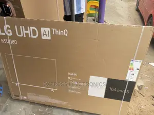 Authentic 65”UQ8000 Lg Smart UHD Tv Friendly Budget