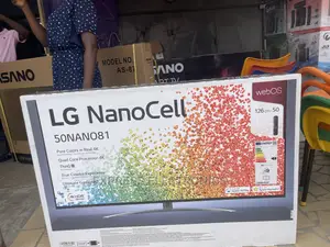 Authentic LG Nanocell 50”NANO813 UHD Smart Tv ( Dstv) Tv