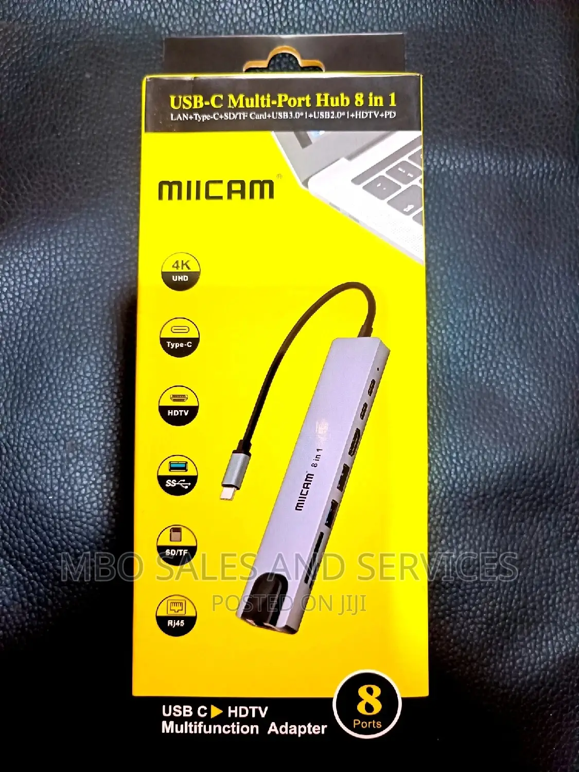 Miicam USB Type-C Multi Port Hub 8 in 1