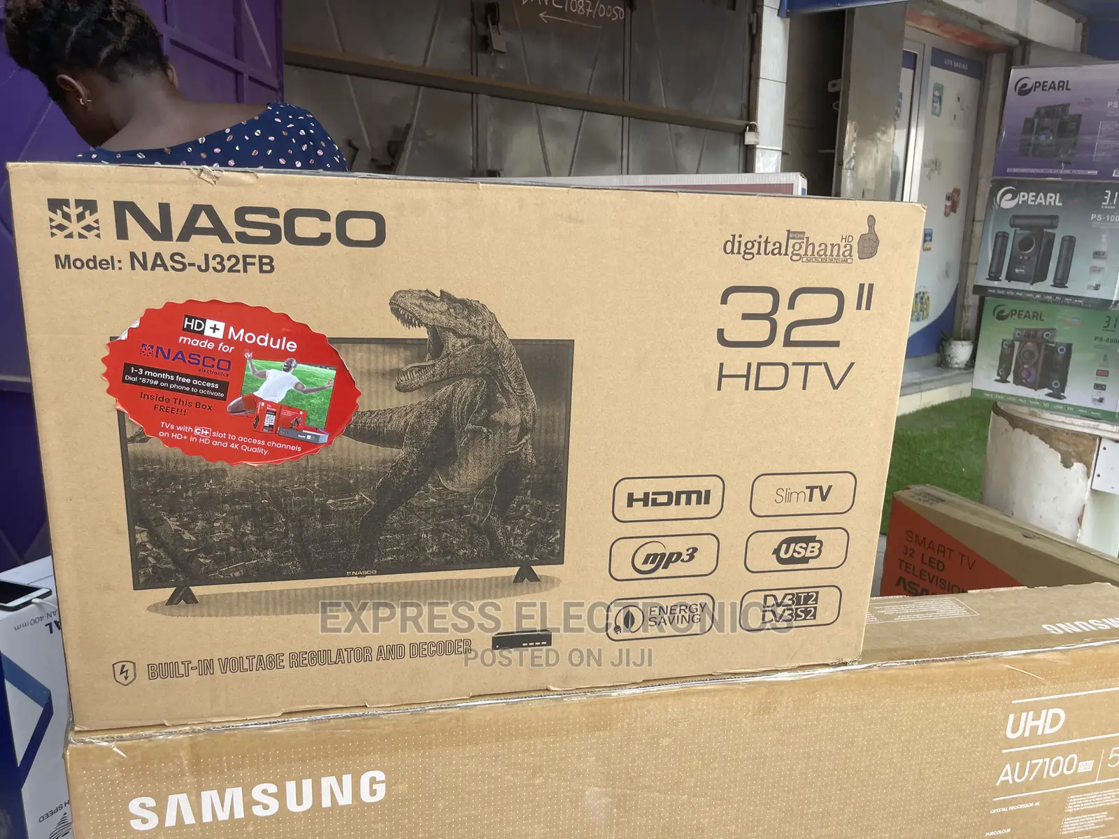 Super Saver Deal Nasco 32”(+Dstv) Satellite Built in Decor