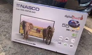Long Lasting Durability Nasco 55” Uhd4k Smart NAS-J55FUS-And