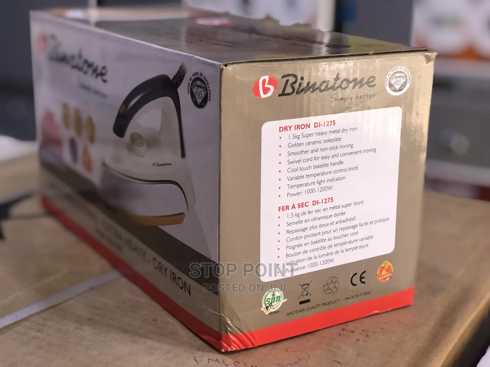 Binatone Heavy Duty Dry Iron