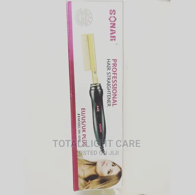 Sonar Professional Hair Straightener/ Electric Hot Comb