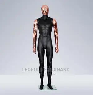 Rose Gold Black Male Mannequins