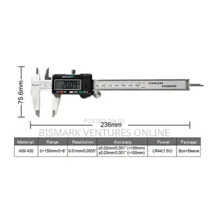 150mm 6inch Stainless Digital Caliper