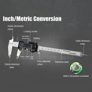 150mm 6inch Stainless Digital Caliper