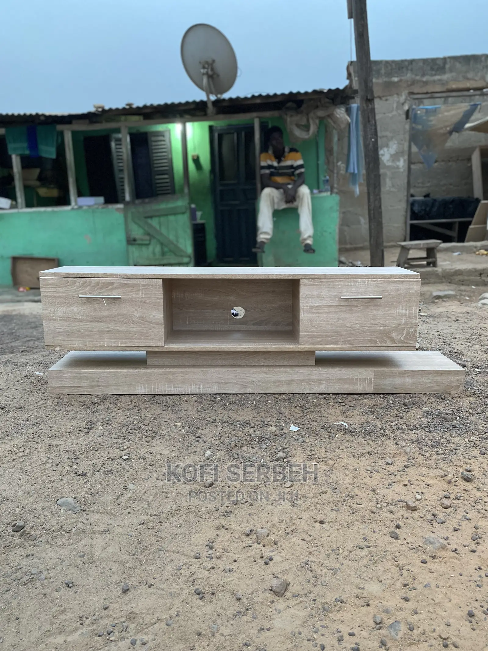 Led Wooden TV Stand