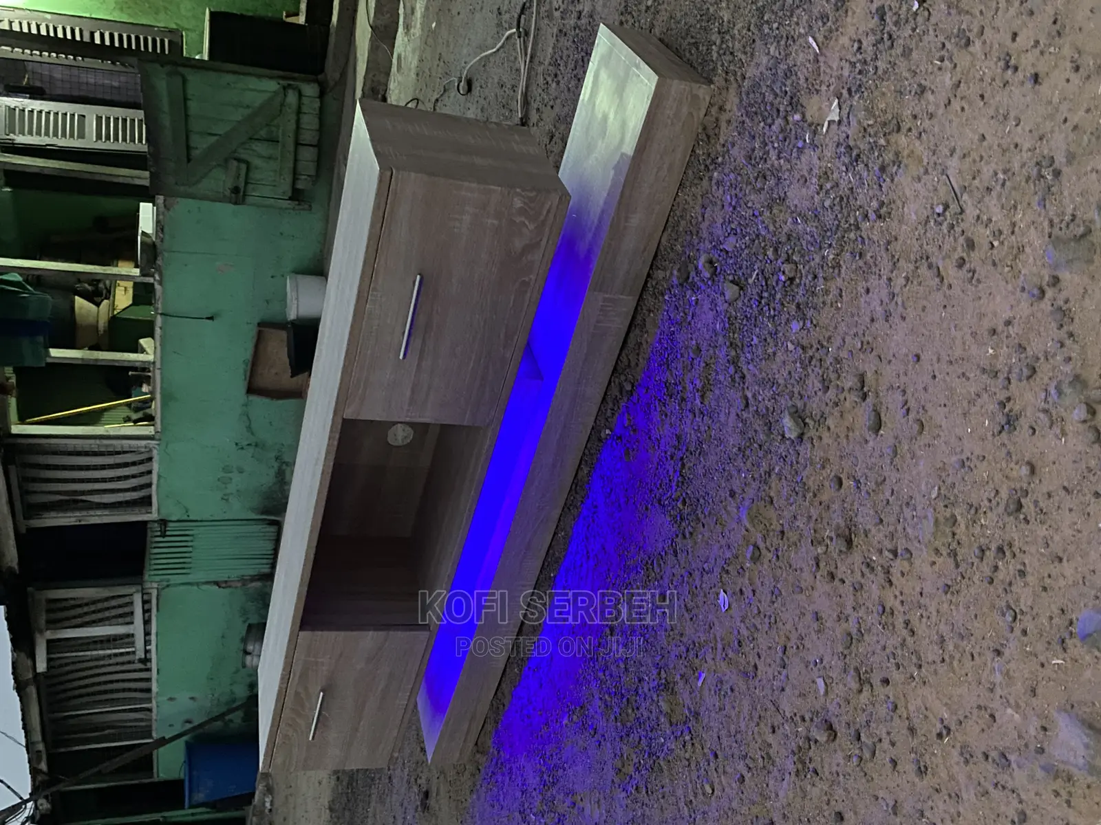 Led Wooden TV Stand