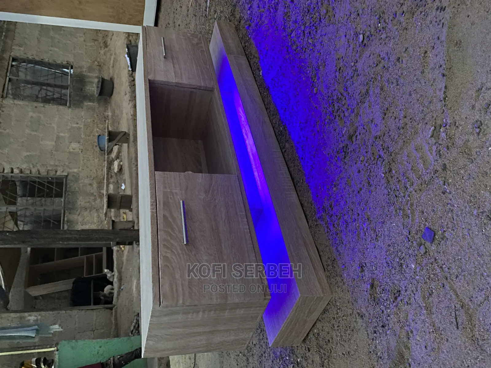Led Wooden TV Stand
