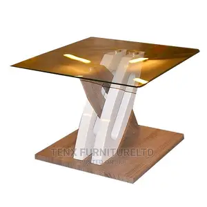 End Table With Glass Top