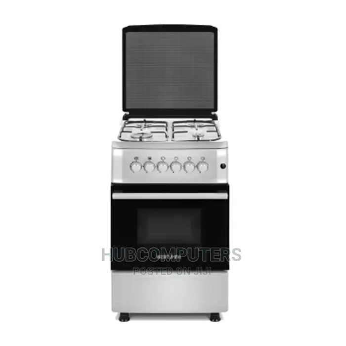 Bgc5540if-S Bruhm Gas Cooker 50x50cm 4burner Silver