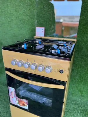 Volcano 4 Burner With Oven Grill (Golden)