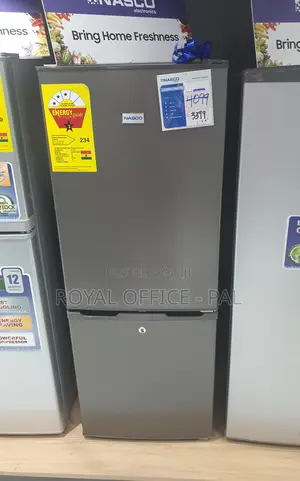 Nasco Double Door Fridger Bottom Freezer 170 Ltr