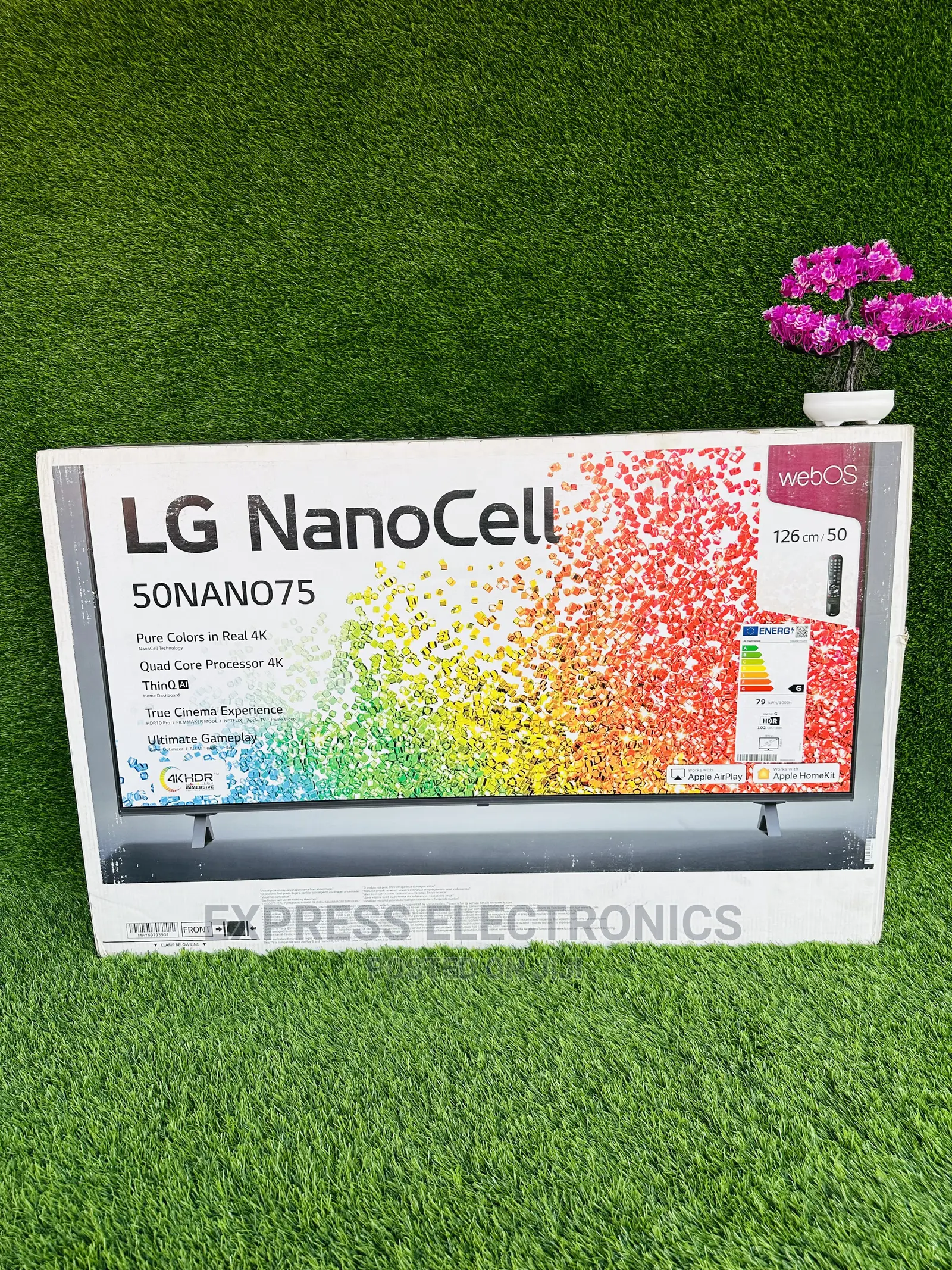 Nano75 50”Accuracy Nanocell UHD Smart LG Tv +Dstv