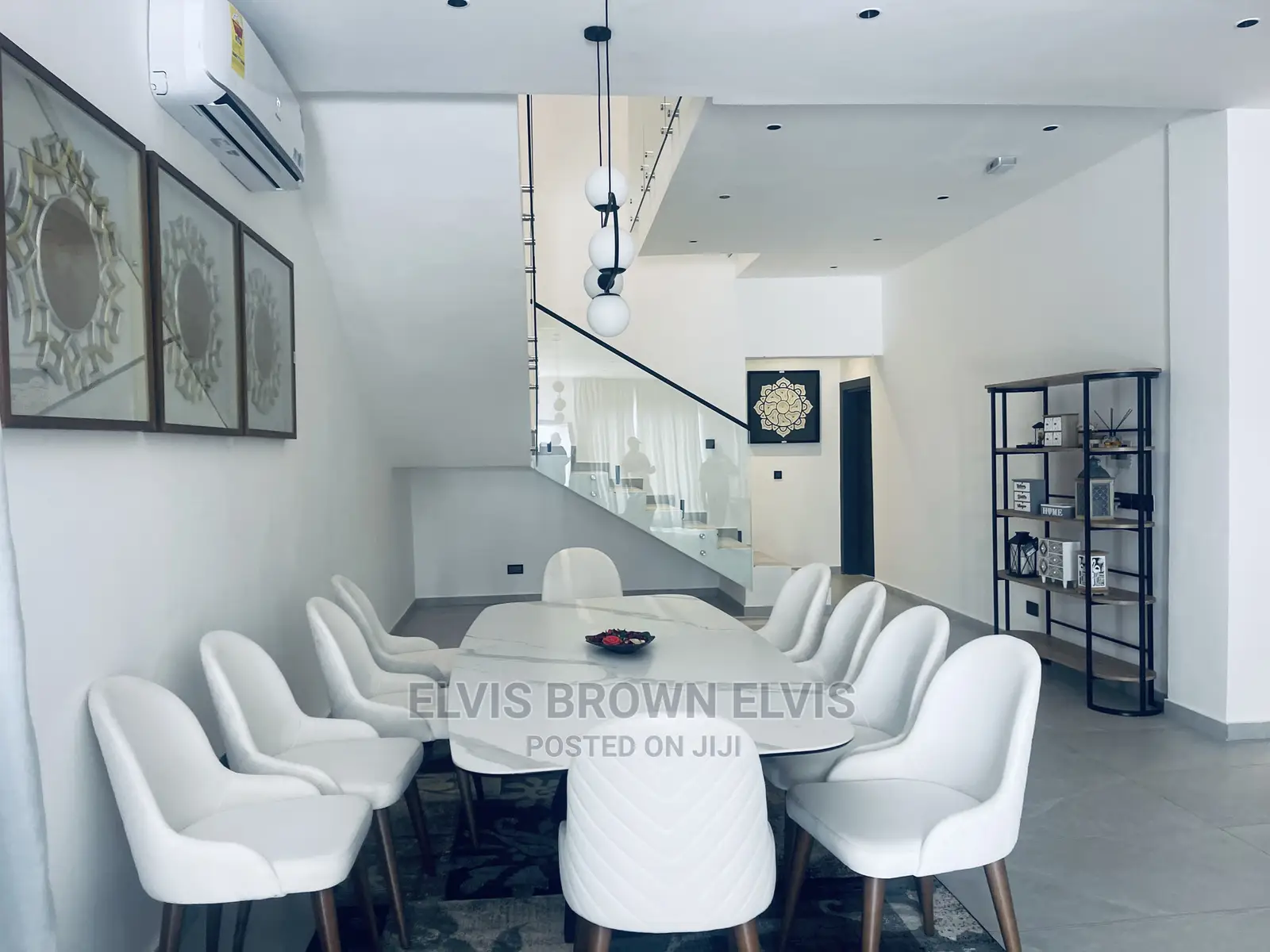 Furnished 4bdrm Mansion in Living Large, East Legon for Rent