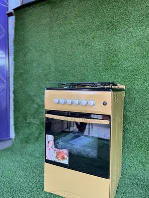Golden Colour 4 Burner Gas Volcano Cooker With Oven
