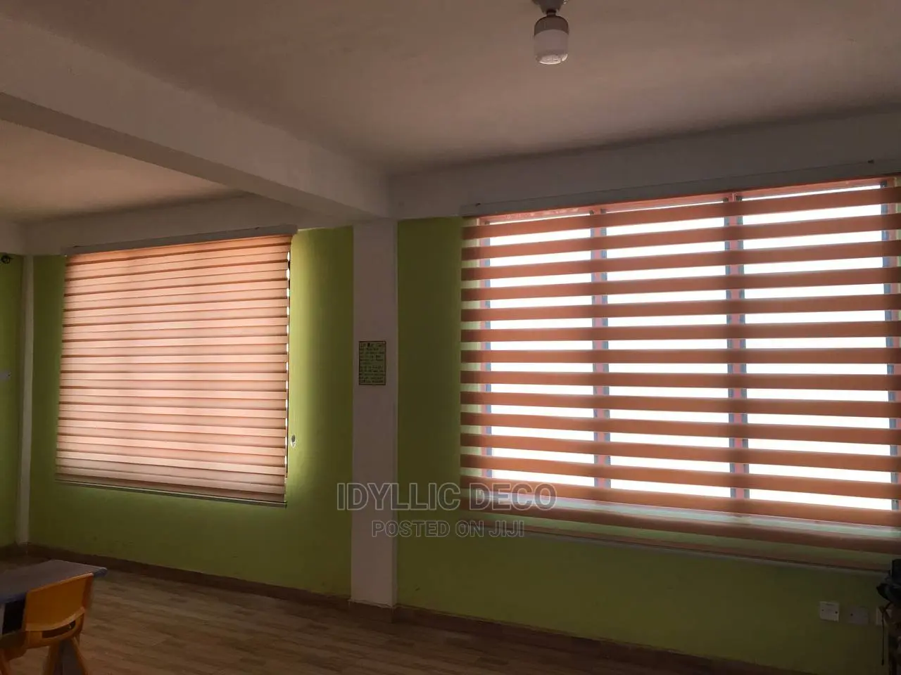Attractive Brown Zebra Blinds