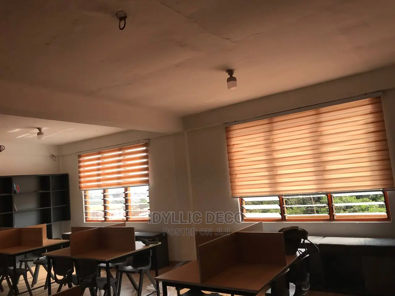 Attractive Brown Zebra Blinds