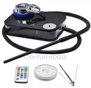LED Light Shisha Box With Acrylic Hookah
