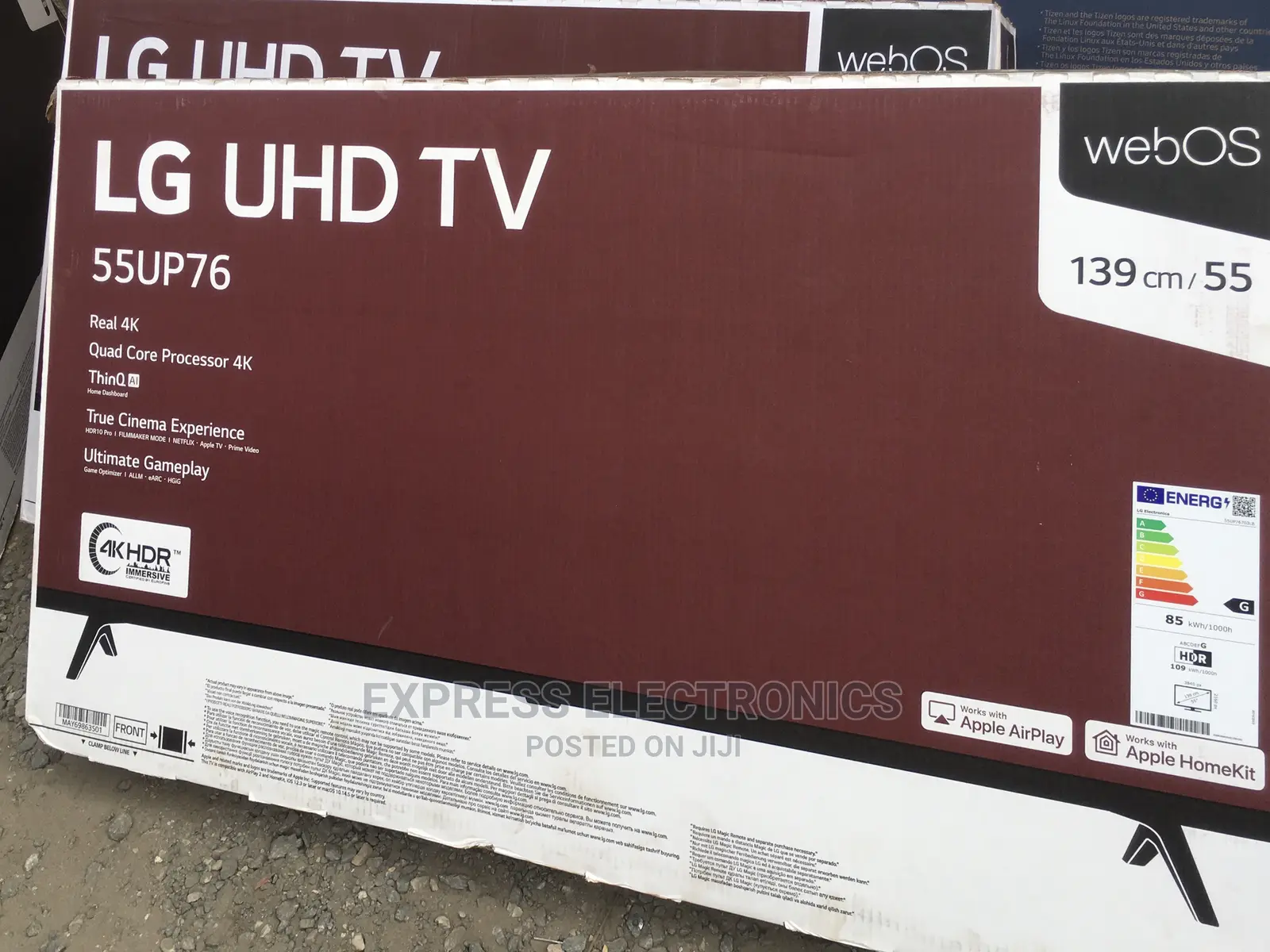 Up76 55” UHD Triluminos Display Smart LG +Dstv