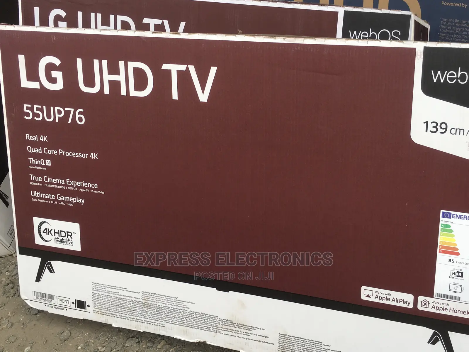 Up76 55” UHD Triluminos Display Smart LG +Dstv