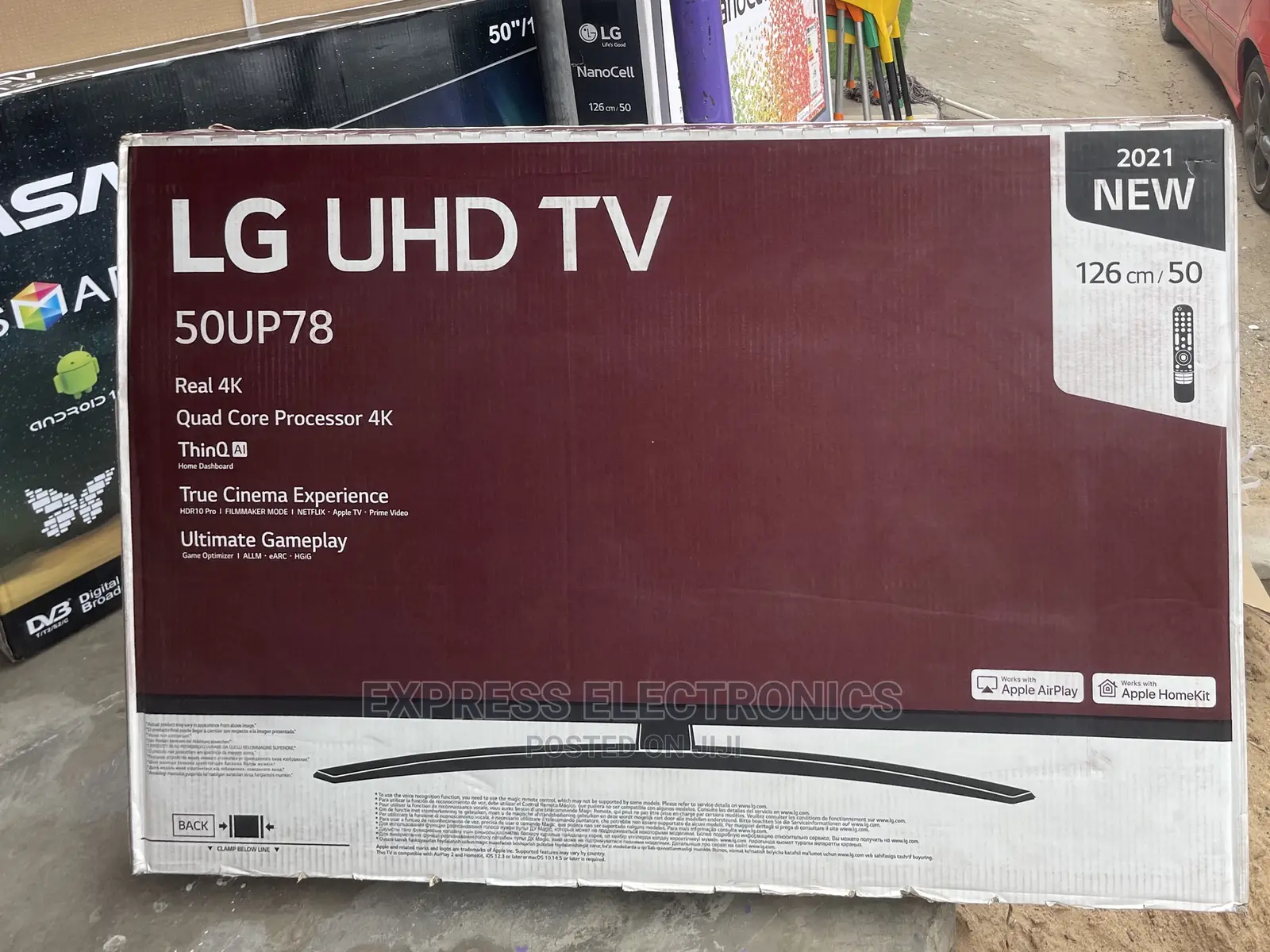 Up78 UHD Triluminos Lgsmart Display +Dstv
