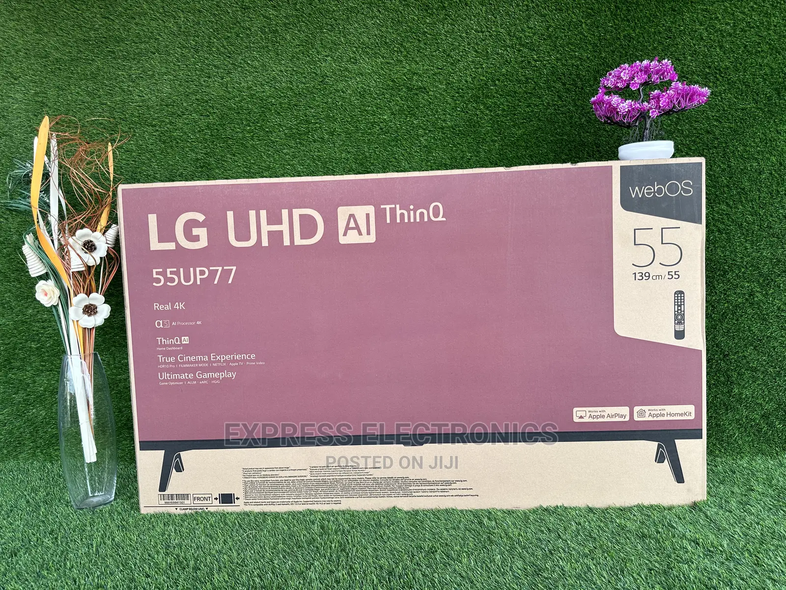 Up77 55”UHD Voice Recognition Remote Control LG UHD +Dstv