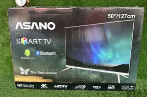 Asano 50” Miracast Led Tv Uhd Vivid Pictures Clearsound
