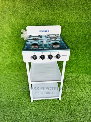 Gas Furnace Nasco With Shelves White Stove Cooker Top