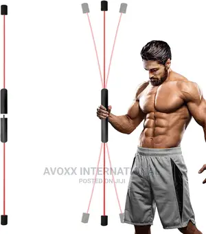 HOTWAVE Elastic Fitness Bar,High-Frequency Vibration Workout